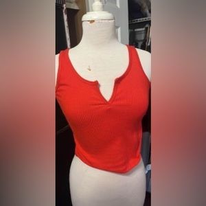 Eclipse cropped tanks, size S